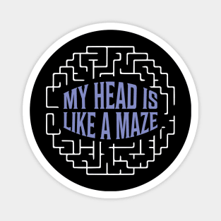 Head Brain Maze Magnet